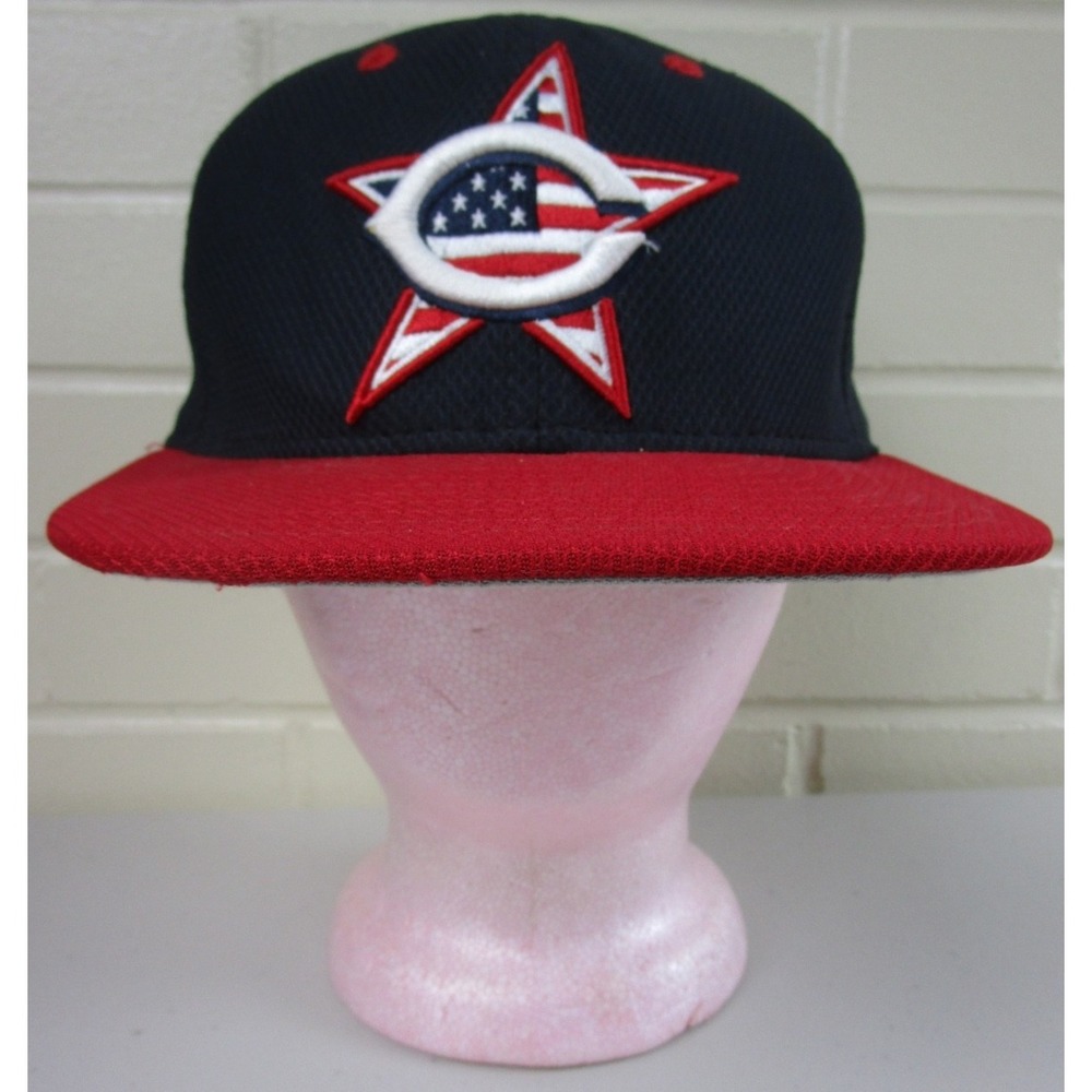 Cincinnati Reds Fitted Hat New Era (7 1/2) 4th of July Stars & Stripes Deadstock